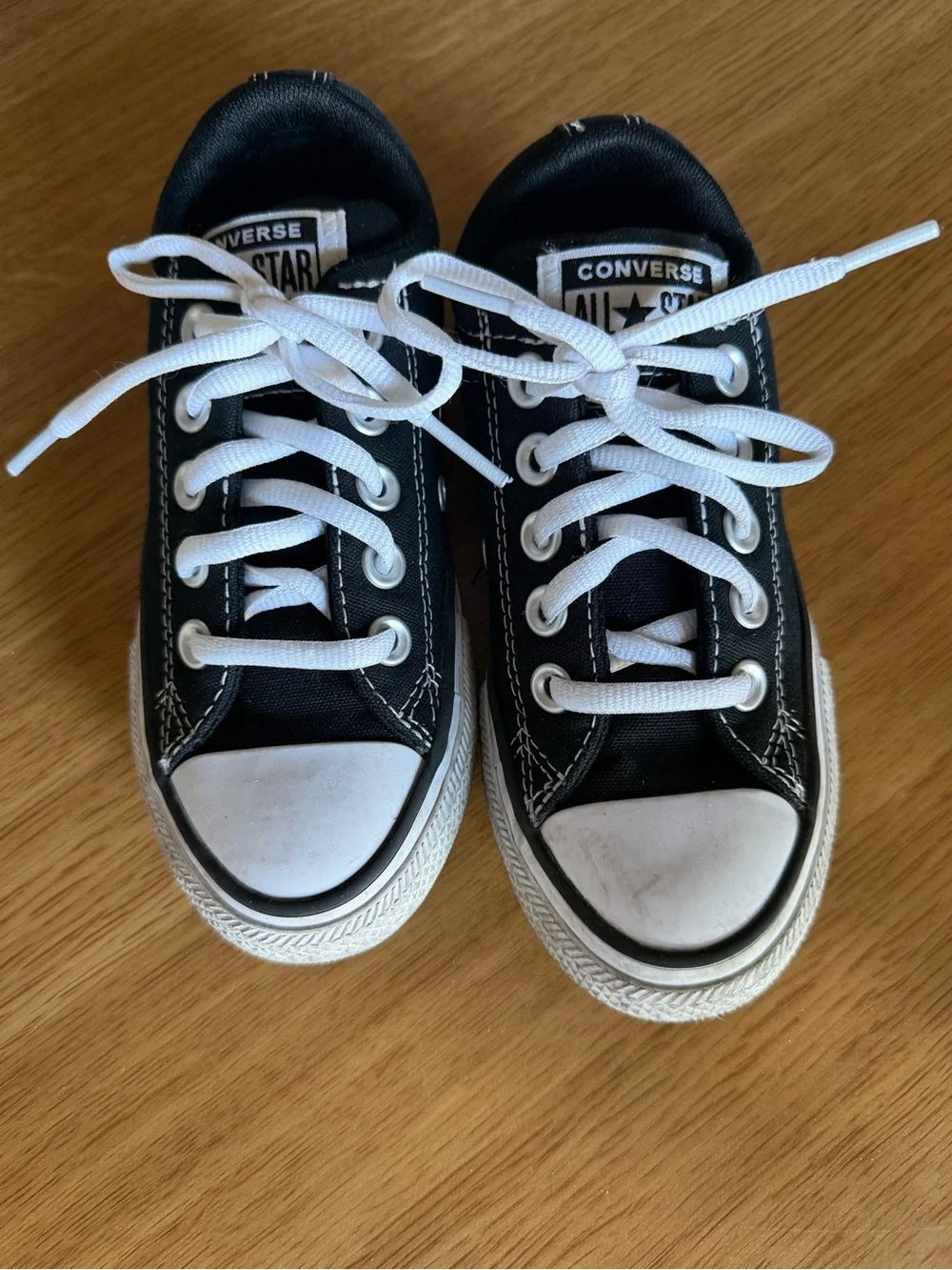 Converse Chuck Taylor All Star Black Low Top Sneakers Youth Size 12